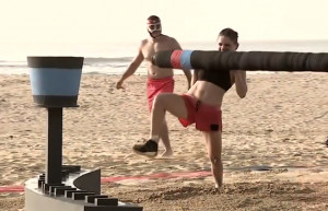 In Exatlon, everyone falls down at one time or another!