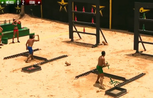 UNBELIEVABLE first point for Mexico!