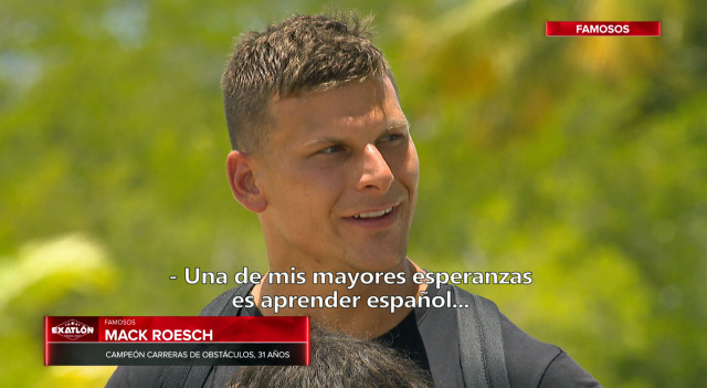 Mack Roesch suffers with Spanish but also enjoys it